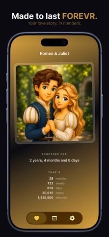 FOREVR - Counts days of love screenshot