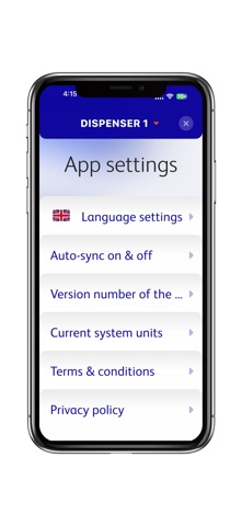 Diversey IntelliControl screenshot