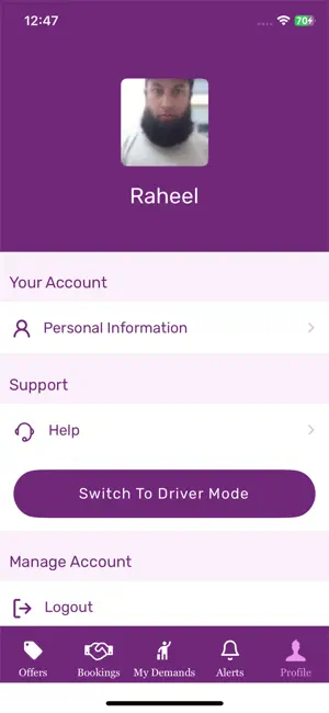 Easylift (carpool) screenshot 2