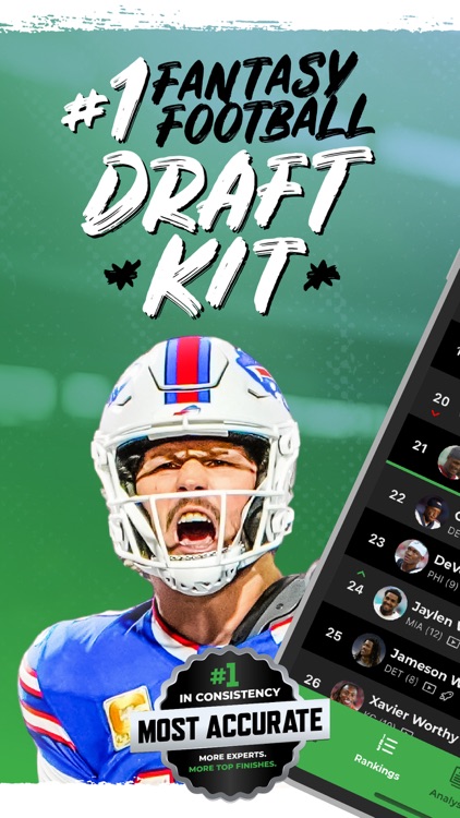 Fantasy Football Draft Kit UDK screenshot-0