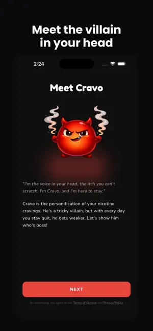 Cravo - Quit Smoking & Vaping screenshot 1