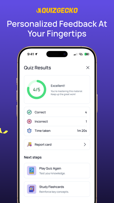 Quizgecko: AI Flashcards Screenshot