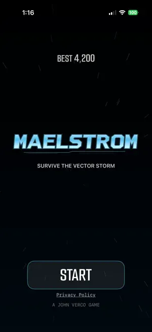 Maelstrom: Vector Arcade screenshot 1