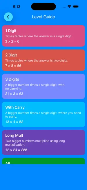 Multiplication Mathematics screenshot 2