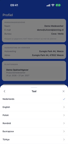 Uitzendplanning screenshot 4