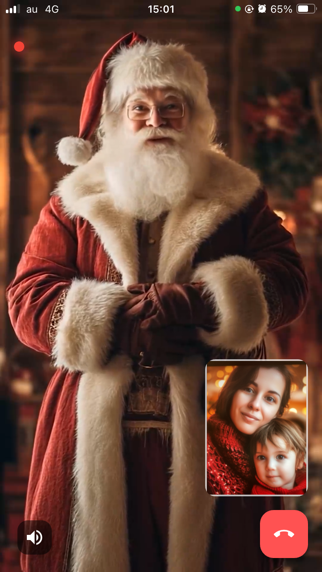 My Santa Talk - Video Call iPhone screenshot