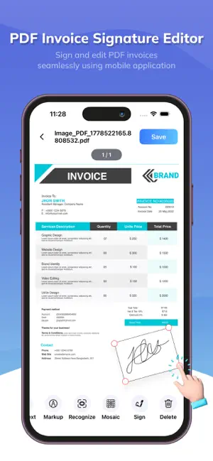 Pdf scanner: scan & edit iPhone screenshot 6