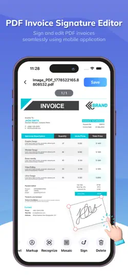 Скриншот Pdf Scanner: Scan & Edit на iPhone 6