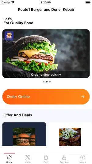 Route1 Burger and Doner Kebab screenshot 1