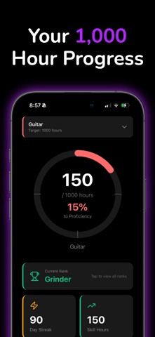 1000Hours : Skill Tracker Screenshot 1 of 6