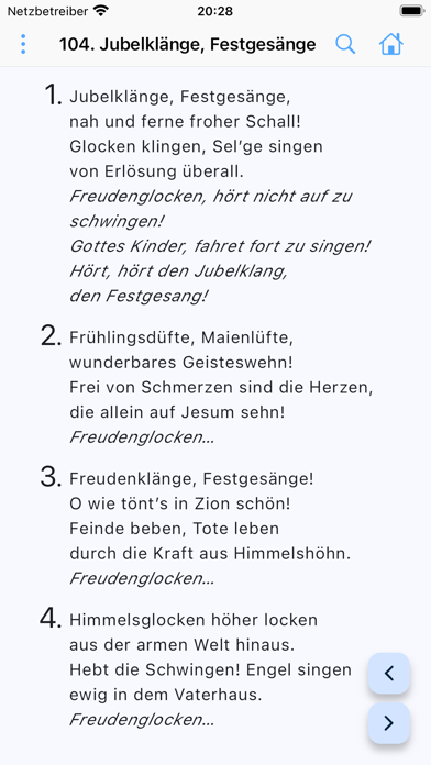 Neuapostolisches Gesangbuch Screenshot 2 - AppWisp.com