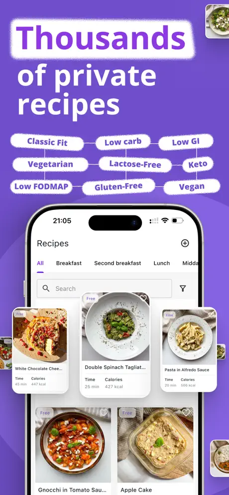 Fitollo Meal Planner & Health screenshot 2