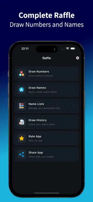 Raffle: Draw Numbers and Names screenshot 1