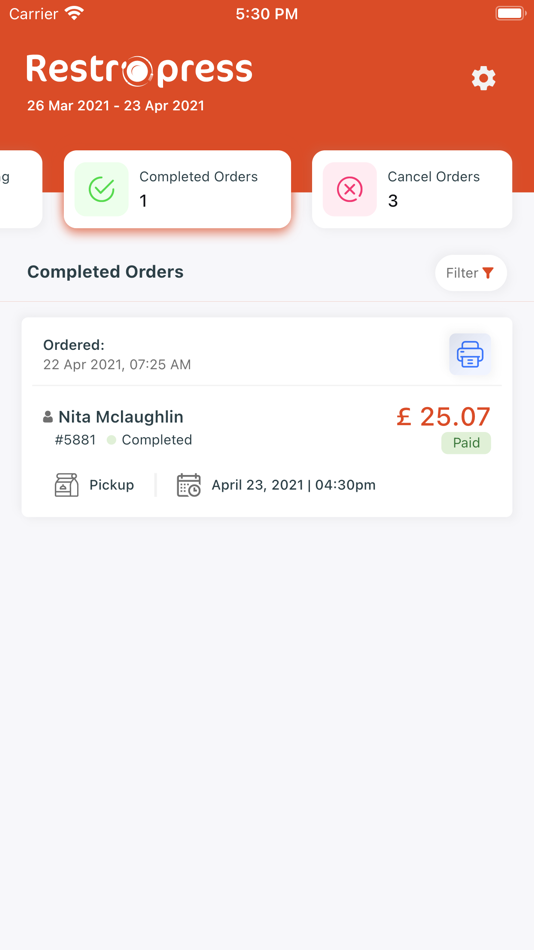 #6. Restropress : Order Tracking (macOS) 由: Nirmal Ram