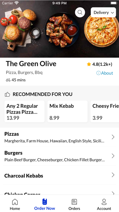The Green Olive Wall Heath Screenshot