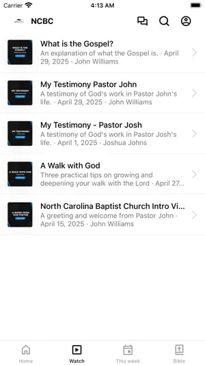 North Carolina Baptist Church screenshot 2