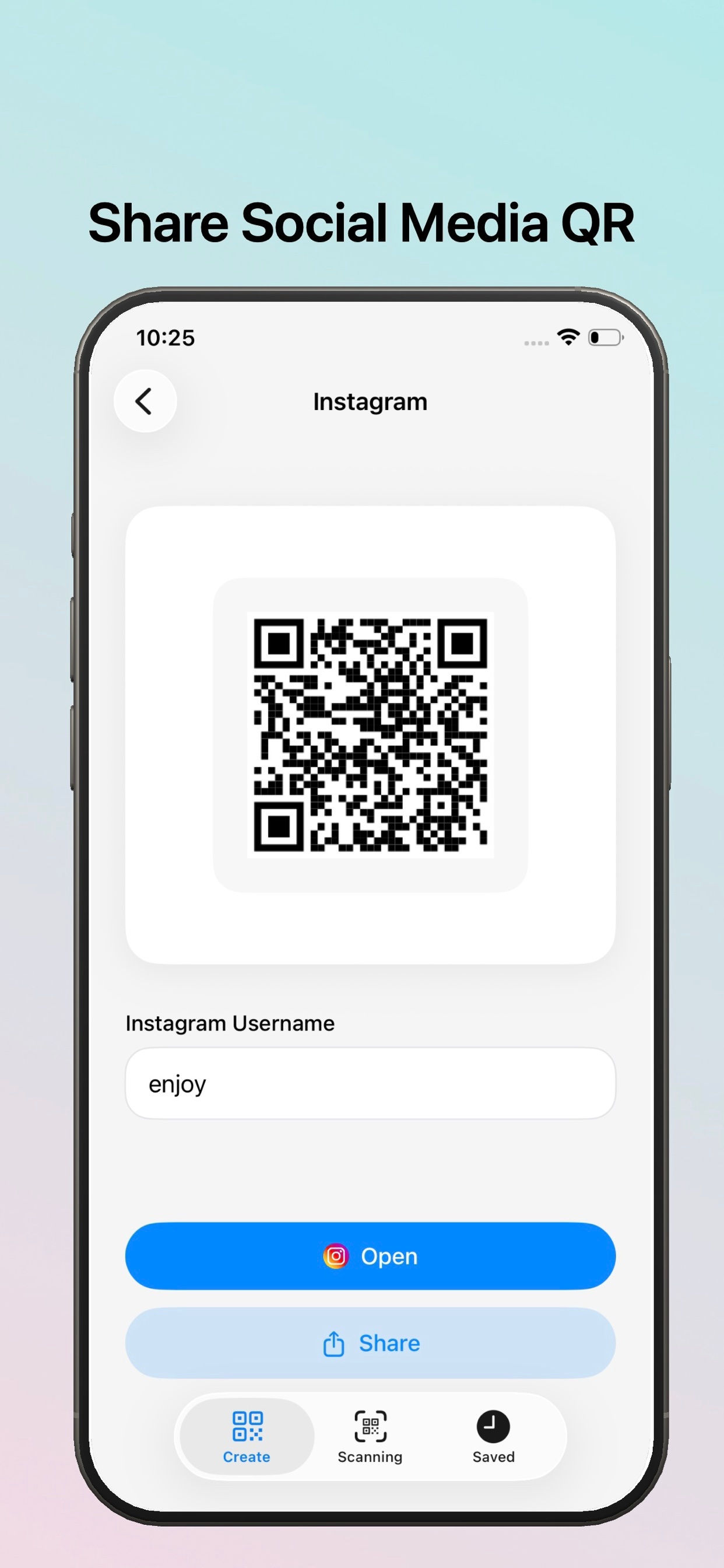 QR Generator,Reader for iPhone screenshot 5
