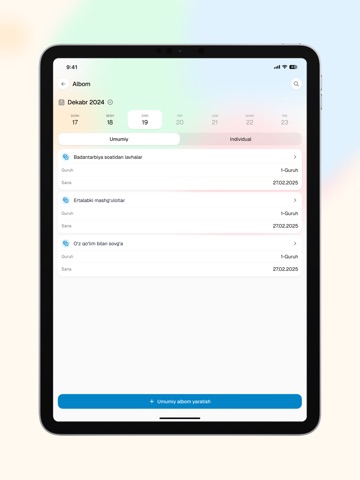 BBAT iPad screenshot