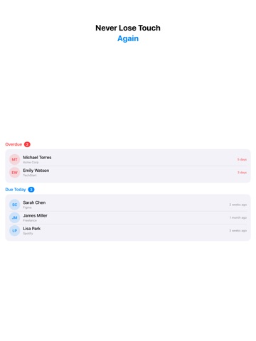 Reach - Personal CRM