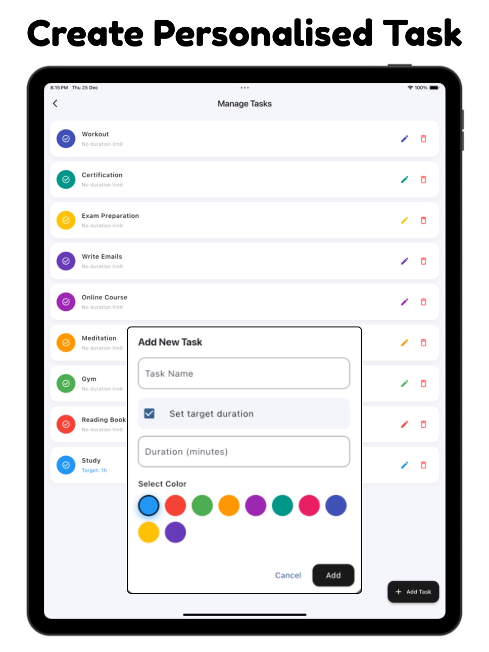 iPad screenshot