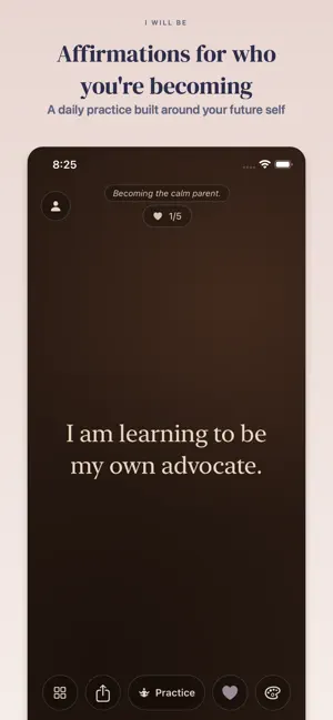 I Will Be: Affirmations screenshot 1
