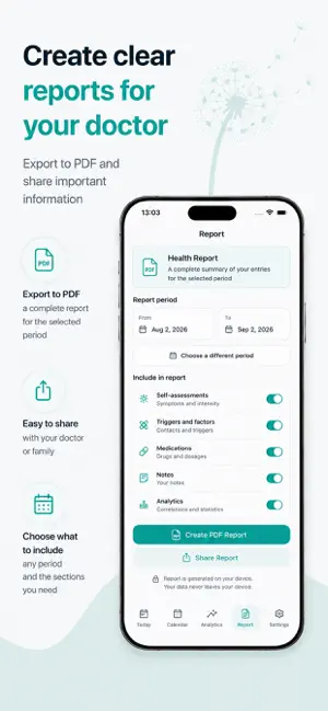 Allergy Tracker: Symptom Diary screenshot 3