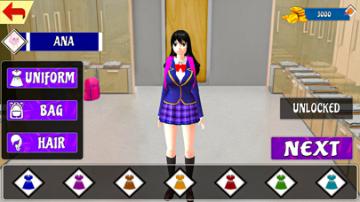 Anime School Girl Game 2024 Screenshot