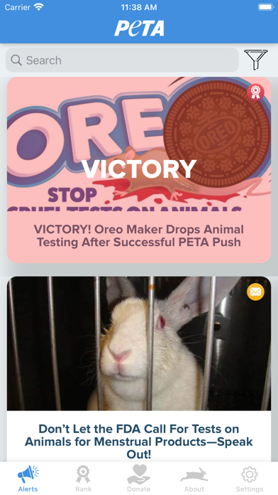 Screenshot #1 pour PETA: Saving Animals Made Easy