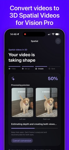 Holo - Spatial Video Converter screenshot 2