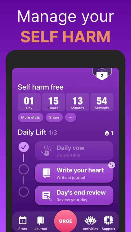 HarmLess: Self Harm Tracker