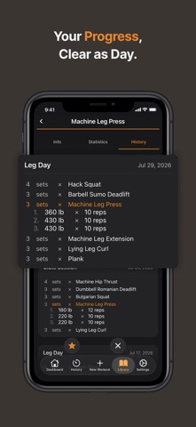 Swea: Workout & Fitness Log screenshot