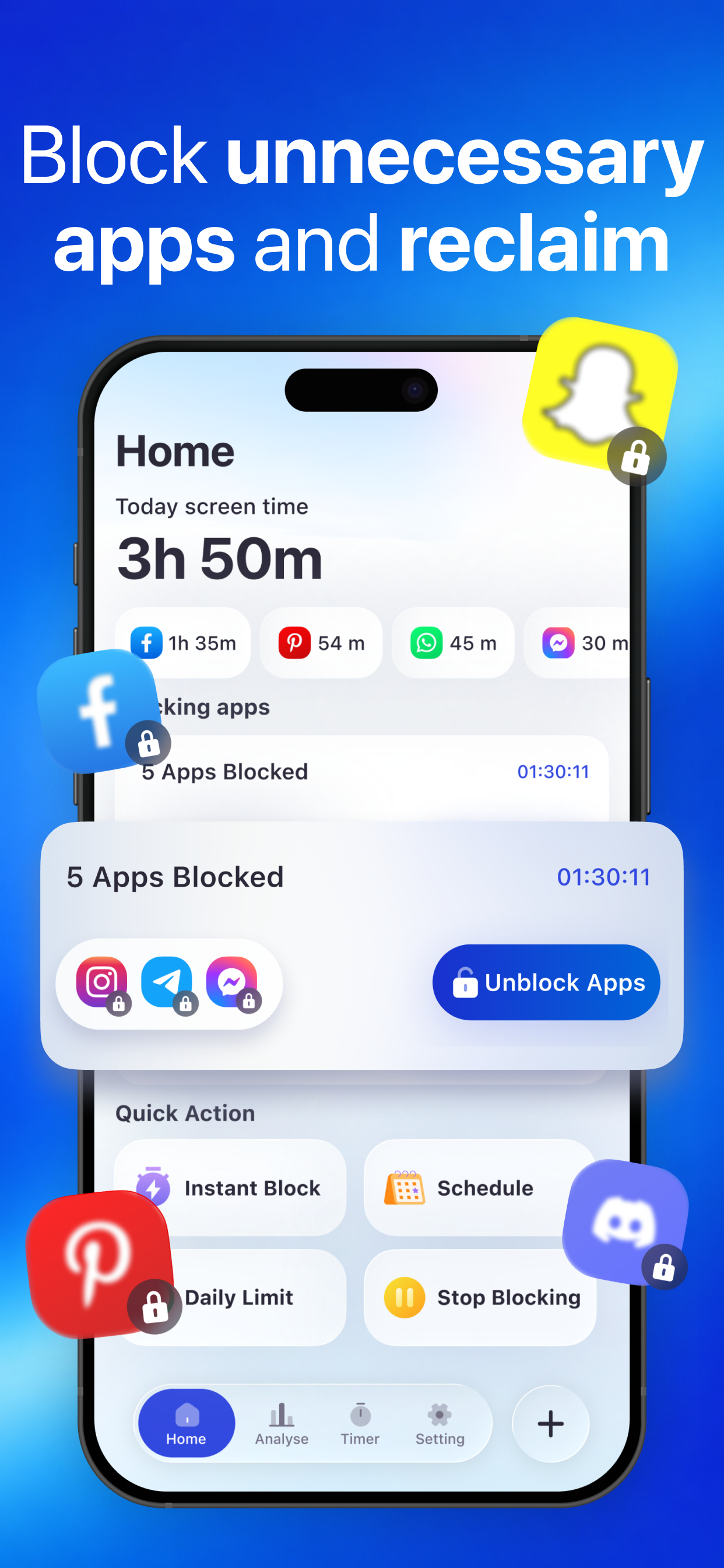 Screen Time Control: Focus screenshot 2