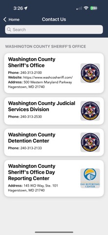 Washington County Sheriff, MD Screenshot 2 of 3