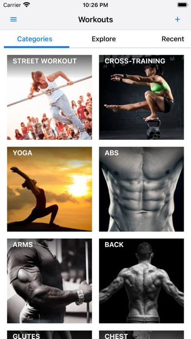 StayFit workout trainer Screenshot