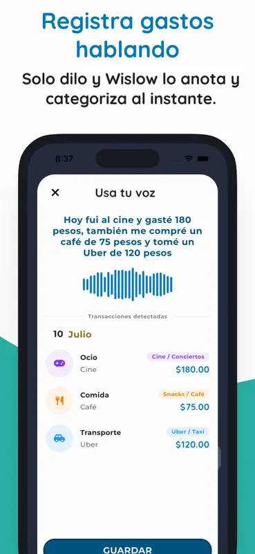 Finera: Control de Gastos screenshot 1 of 8
