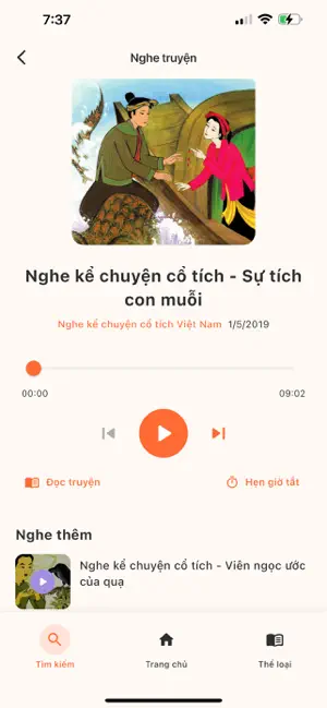 Truyện cổ tích cho bé – Audio iPhone screenshot 3