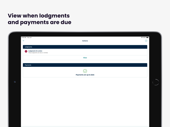 Australian Taxation Office iPad screenshot 4 - Finance app