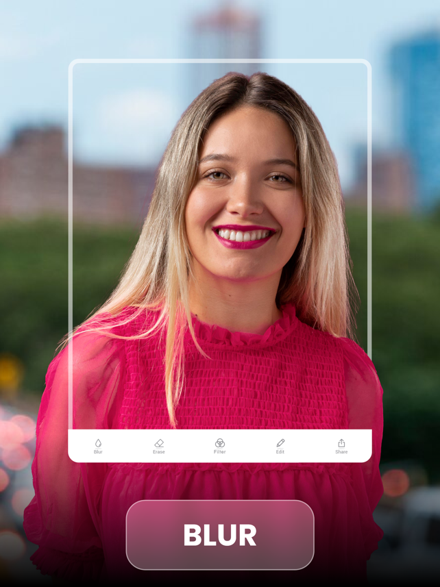 Blur Background. Screenshot