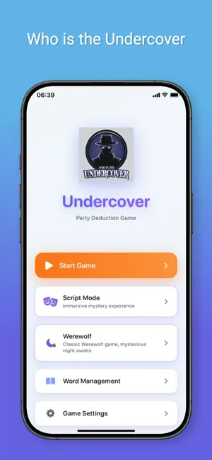 Who is Undercover--Party Game screenshot 1