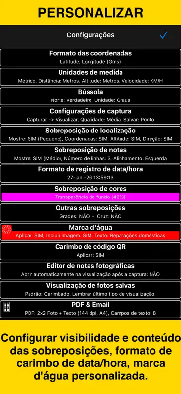 GPS Câmera 55. Foto Geo. screenshot 8 of 10