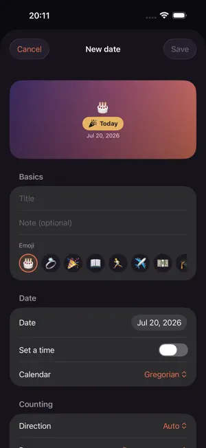 Countdown Widget: Big Days screenshot 3
