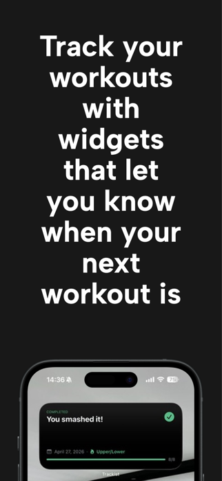 Trackist: Workout Tracker Screenshot 7 of 7