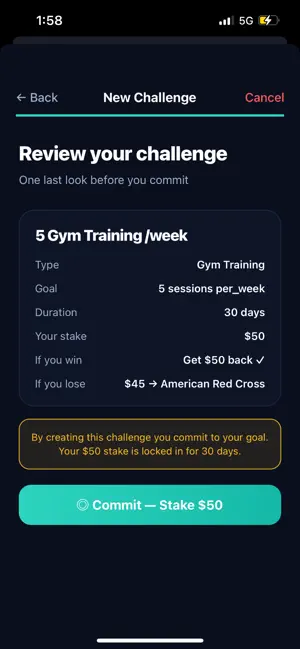 Ante - Fitness Stakes screenshot 4