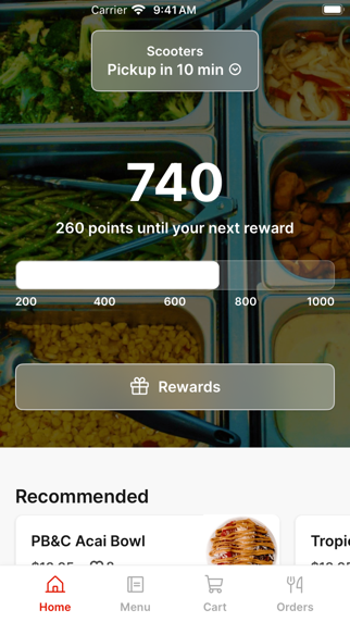 Scooters To Go iPhone screenshot 1 - Food & Drink app