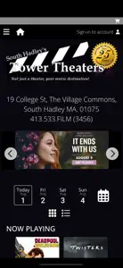 South Hadley's Tower Theaters screenshot #1 for iPhone