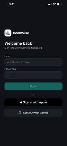 BookWise - Booking Manager screenshot