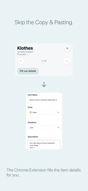 Measure & Sell Clothes-Klothes screenshot 3