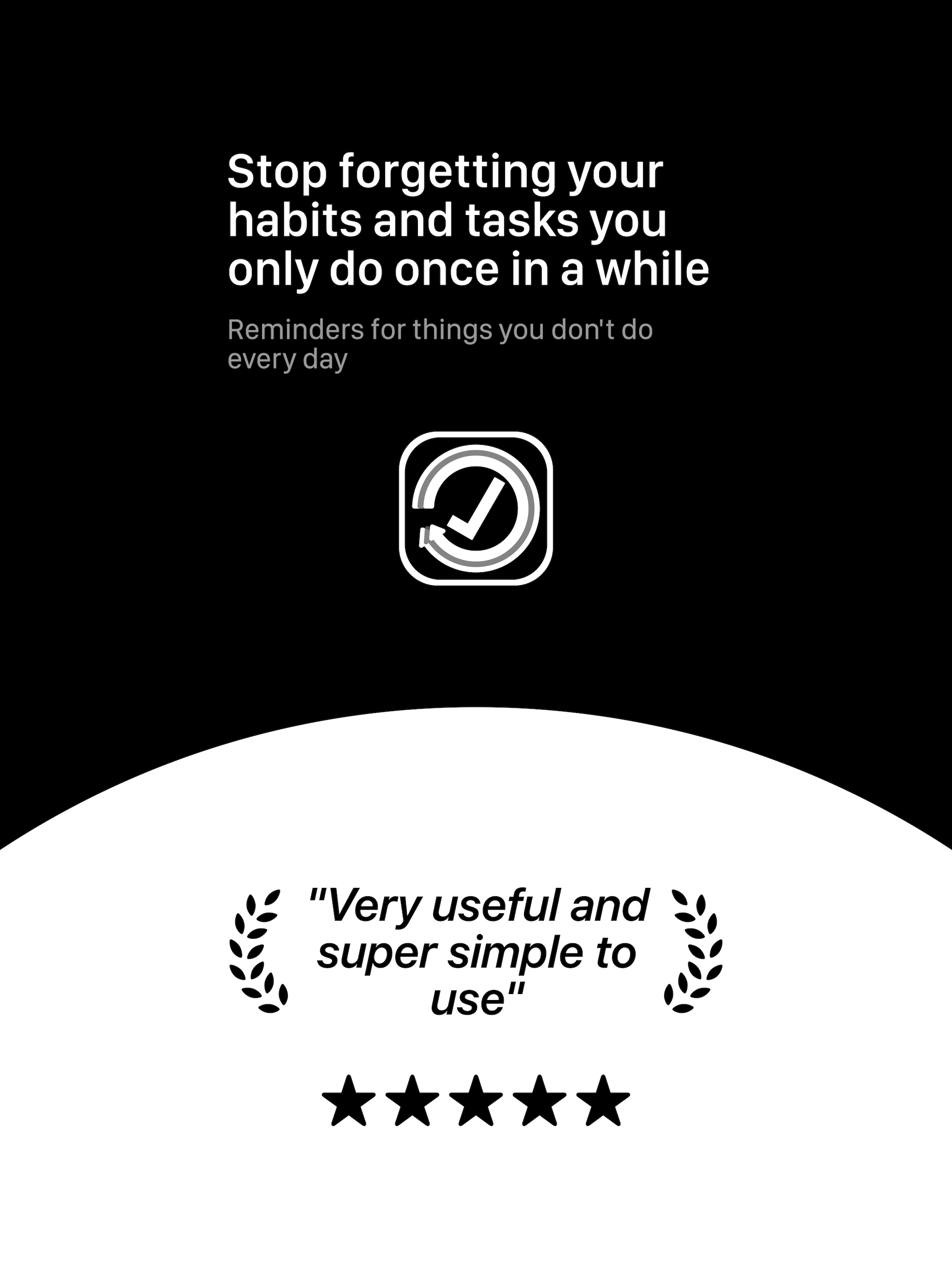 Once in a While – Habits