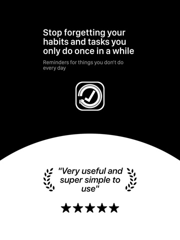 Once in a While – Habits