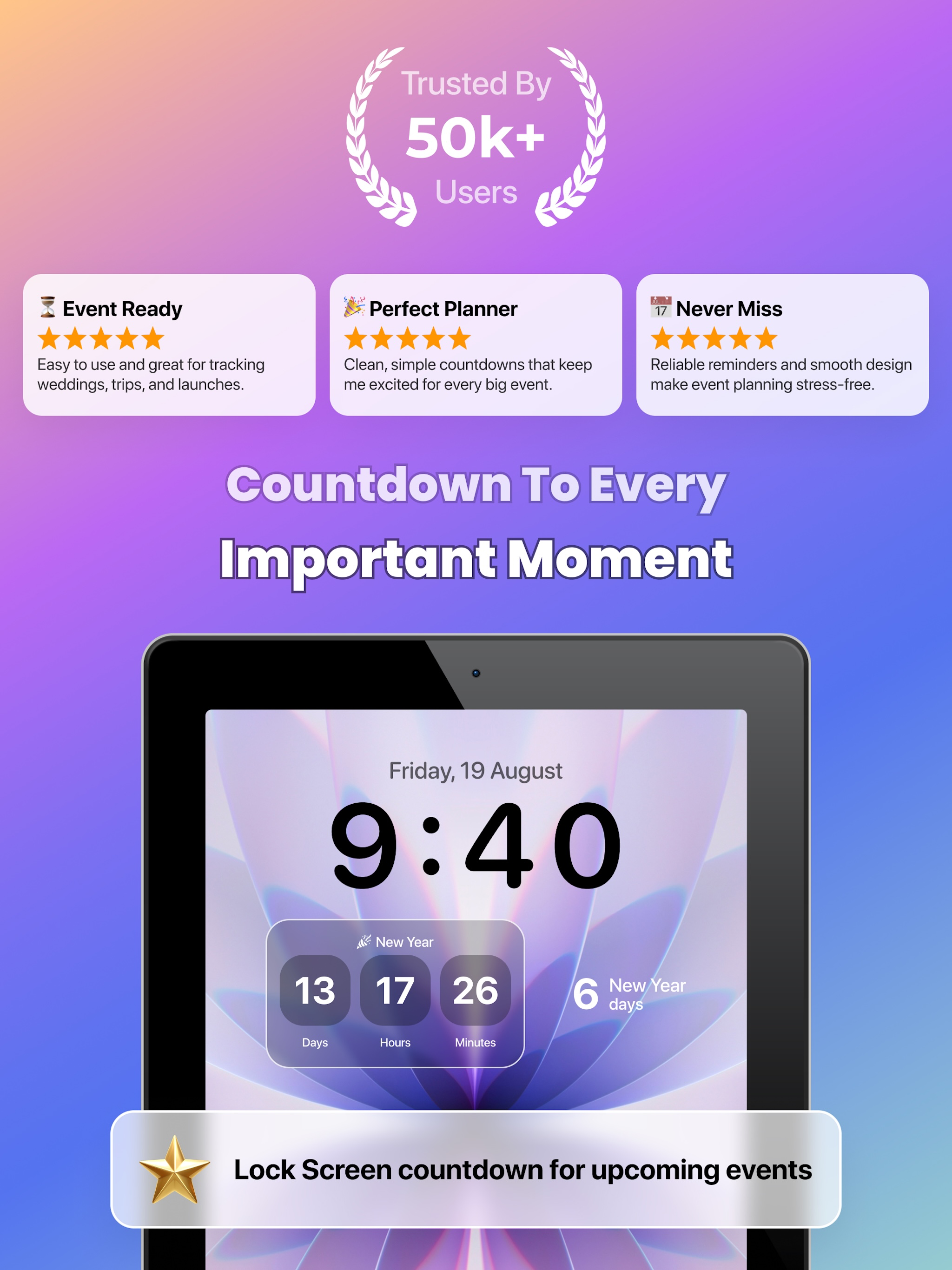 CountX: Countdown & Reminders